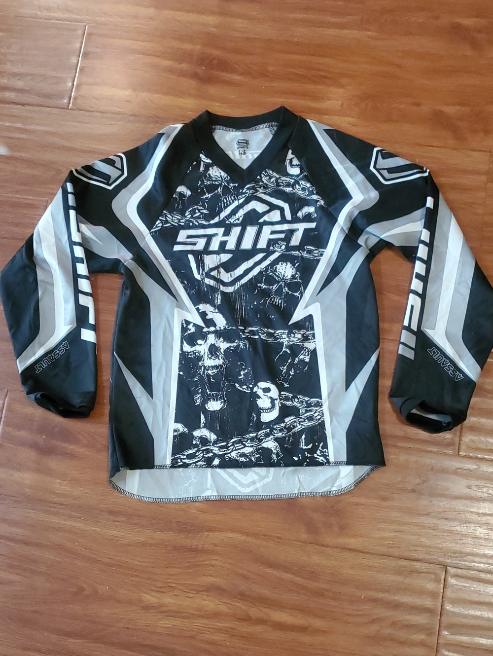 SHIFTby JOURNEYS Black & White Graphic Motocross Jersey